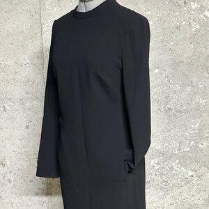 Babaton Classic Long Sleeve Little Black Dress - Size 4